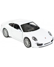 Метална количка Toi Toys Welly - Porsche Carrera, бяла -1