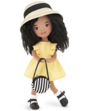 Мека кукла Orange Toys Sweet Sisters - Тина с жълта рокля, 32 cm -1