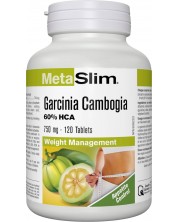 MetaSlim Garcinia Cambogia, 750 mg, 120 таблетки, Webber Naturals -1