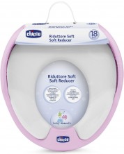 Мек кръг за тоалетна чиния Chicco, розов -1