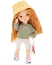 Мека кукла Orange Toys Sweet Sisters - Съни със зелен пуловер, 32 cm -1