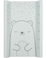 Мека подложка за повиване KikkaBoo - Bear with me, Mint, 80 x 50 cm