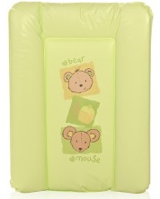 Мека подложка за повиване Lorelli - Mouse, зелена, 50 х 70 cm