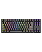 Механична клавиатура Genesis - Thor 404 TKL, Kailh box brown, RGB, черна