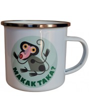 Метално канче Таралеж Art & Design - Макак Така, 330 ml -1