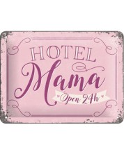Метална табелка Nostalgic Art - Hotel Mama -1