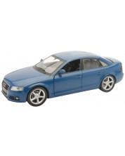 Метален автомобил Newray - Audi A4, 1:24, син