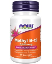 Methyl B-12, 60 таблетки, Now
