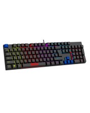 Механична клавиатура Sparco - PHANTON, Red, RGB, черна