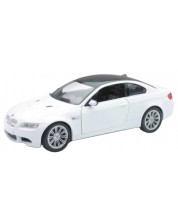 Метална количка Newray - BMW 3 Coupe, бяла, 1:24 -1