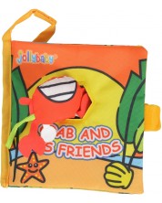Мека книжка с играчка Jollybaby - Crab