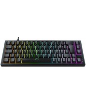 Механична клавиатура Xtrfy - K5, 65% Hotswap, UK, Kailh Red, черна