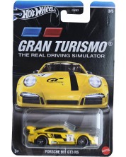 Метална количка Hot Wheels - Gran Turismo, Porsche 911 GT3 RS, 1:64