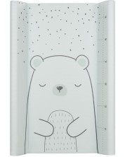 Мека подложка за повиване KikkaBoo - Bear with me, Mint, 70 x 50 cm 
