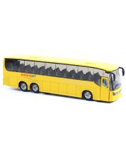 Метален автобус Rappa - RegioJet, 19 cm, жълт