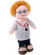 Mека кукла Heunec Poupetta - Лекар, 30 cm -1