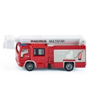 Метална количка Siku - Пожарна Magirus Multistar Tfl, 1:87