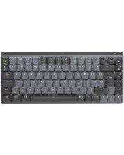 Механична клавиатура Logitech - MX Mechanical Mini, безжична, сива