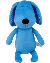 Мека играчка за гушкане Bali Bazoo - Dog, 28 cm, синя -1