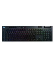 Механична клавиатура Logitech - G915, US Layout, linear switches, черна -1