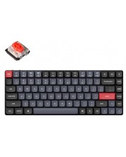 Механична клавиатура Keychron - K3P, H-S, Red, RGB, черна