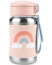 Метална бутилка Skip Hop Spark Style - Rainbow, 350 ml -1