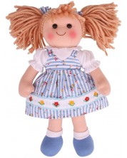 Мека кукла Bigjigs - Кристин, 34 cm