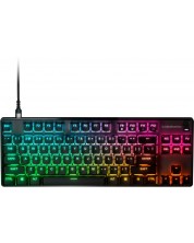 Механична клавиатура SteelSeries - Apex 9 TKL US, OptiPoint, RGB, черна -1