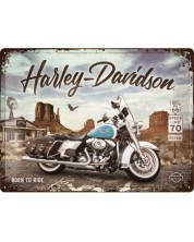 Метална табелка Nostalgic Art Harley Davidson - Born To Ride -1