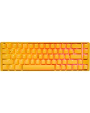Механична клавиатура Ducky - One 3 Daybreak SF 65%, MX Silver, жълта