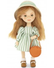 Мека кукла Orange Toys Sweet Sisters - Съни в карирана рокля, 32 cm -1