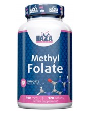 Methyl Folate, 400 mсg, 120 таблетки, Haya Labs -1
