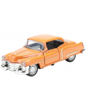 Метален автомобил Toi Toys - Classic, ретро, 1:35, оранжев
