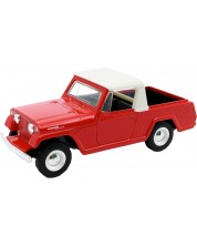 Метална кола Welly -  1967 Jeep Jeepster Commando, 1:34 -1