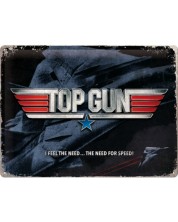 Метална табелка Nostalgic Art - Top Gun The Need for Speed -1