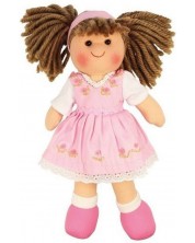 Мека кукла Bigjigs - Роуз, 28 cm