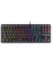 Механична клавиатура Spartan Gear - Lochos 2 TKL, Red, LED, черна