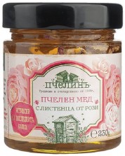 Мед с листенца от роза, 230 g, Пчелинъ -1