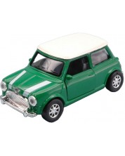 Метална количка Newray - Mini Cooper 1959, зелена, 1:32