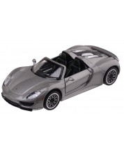 Метален автомобил Metal Speed Zone - Porsche 918 Spyder, 1:43, асортимент