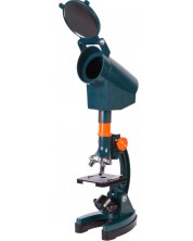 Микроскоп с камера Levenhuk - LabZZ M3, син/оранжев -1