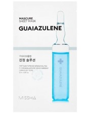 Missha Mascure Лист маска за лице Calming Solution Guaiazulene, 28 ml