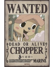 Мини плакат GB eye Animation: One Piece - Chopper Wanted Poster (Series 2) -1