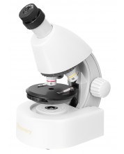 Микроскоп Discovery - Micro Polar, с книга, бял