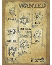 Мини плакат GB eye Animation: The Seven Deadly Sins - Wanted