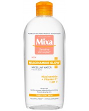 Mixa Niacinamide Glow Мицеларна вода за лице, 400 ml -1