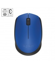 Мишка Logitech - M171, оптична, безжична, синя