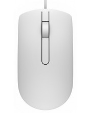 Мишка Dell - MS116, оптична, бяла