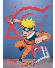 Мини плакат ABYstyle Animation: Naruto - Naruto & Konoha Emblem -1
