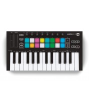 MIDI контролер Novation - Launchkey Mini MKIII, черен